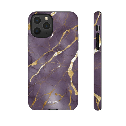 Golden Veins Flowing - iPhone Case