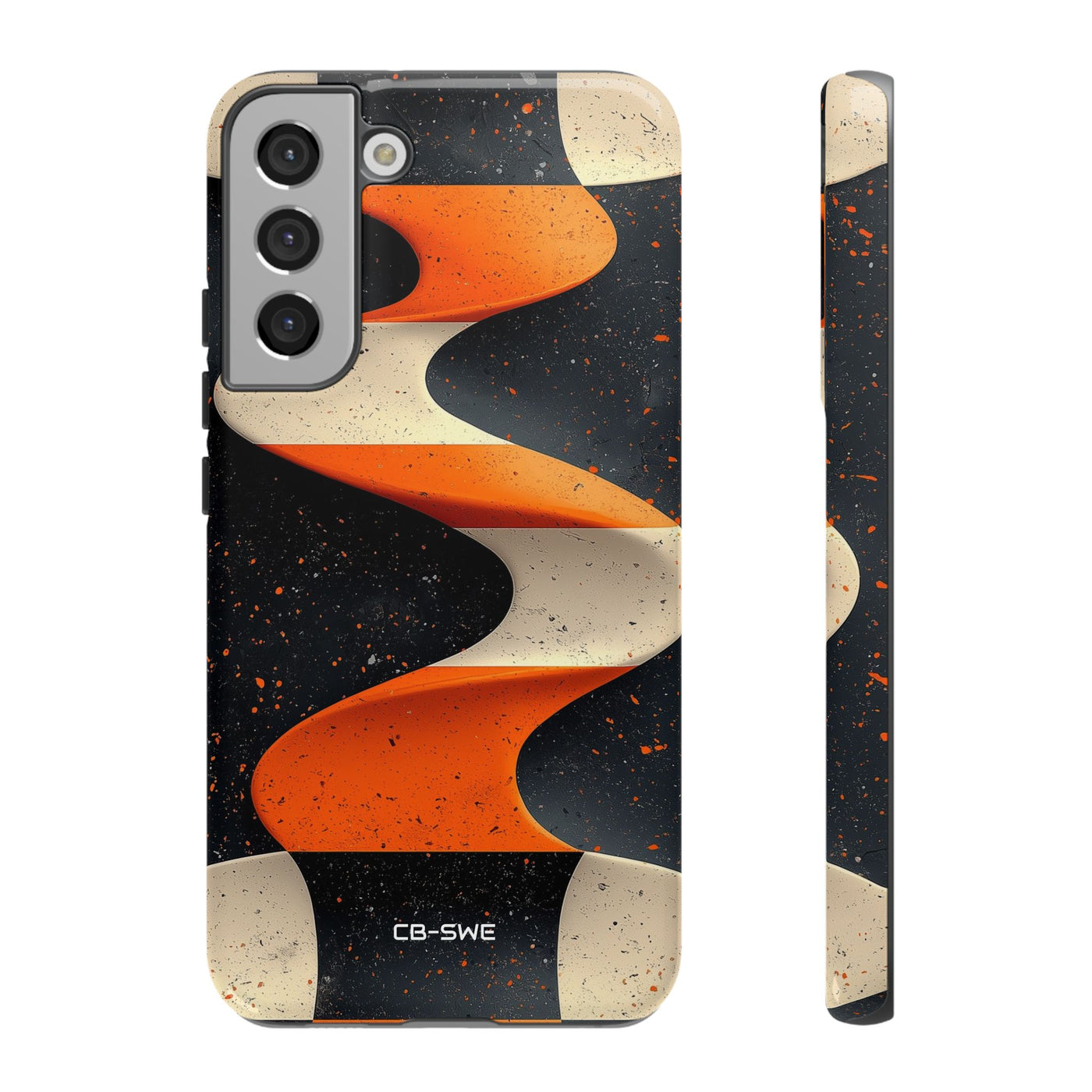 Orange Waves Flow - Samsung Case