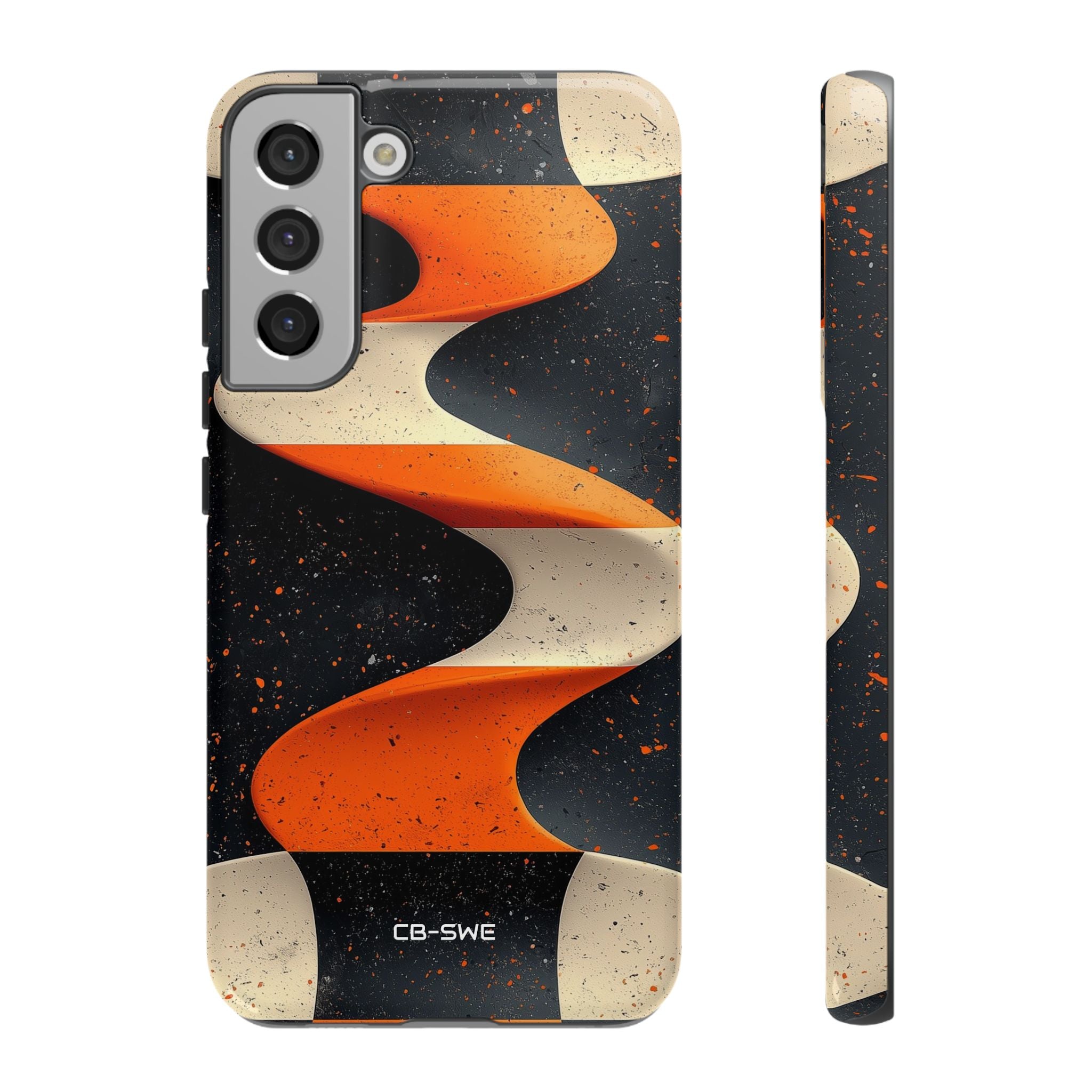 Orange Waves Flow - Samsung Case