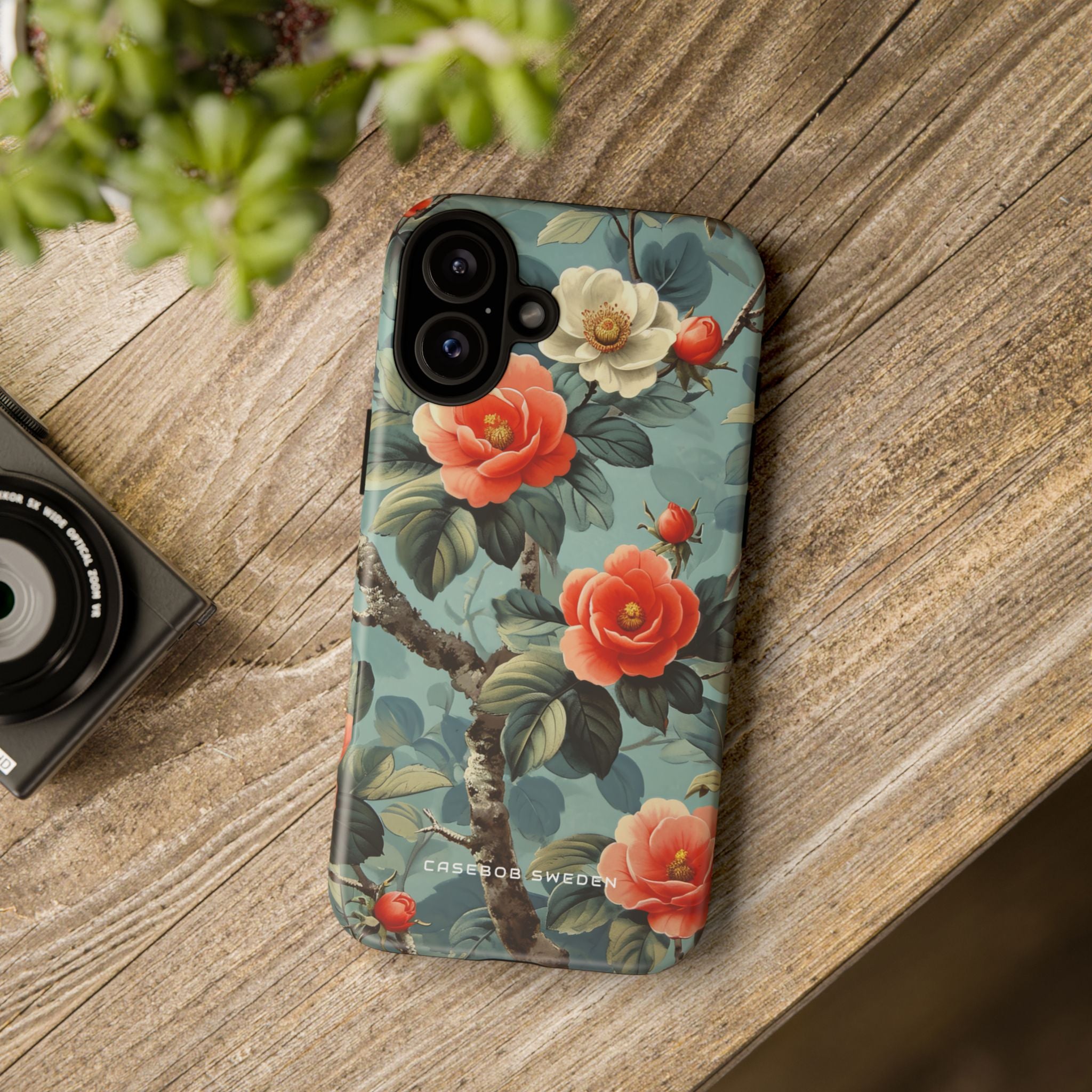 Vintage Floral Romance iPhone 16 - Tough Phone Case