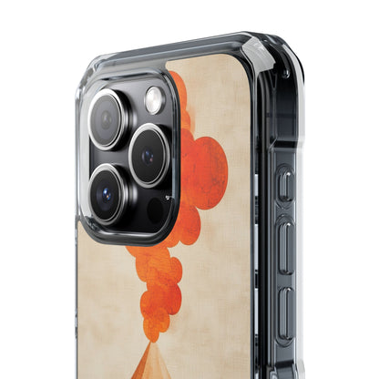 Erupting Heat Waves iPhone Case - Impact