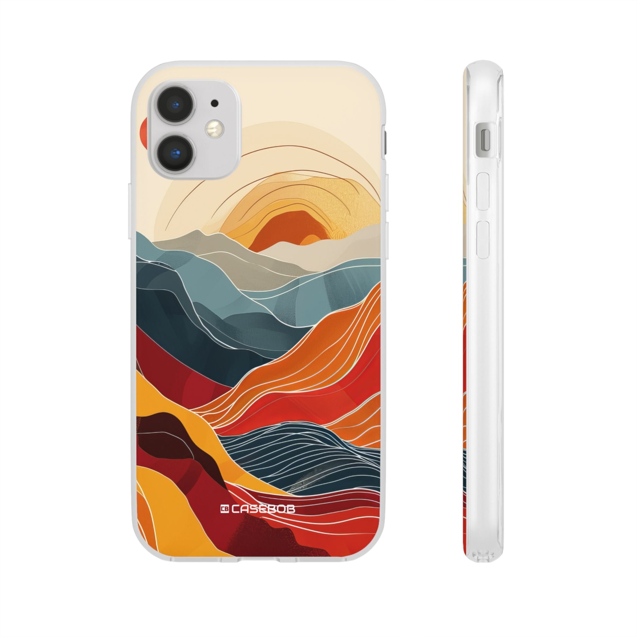 Sunset Waves | Flexible Phone Case for iPhone