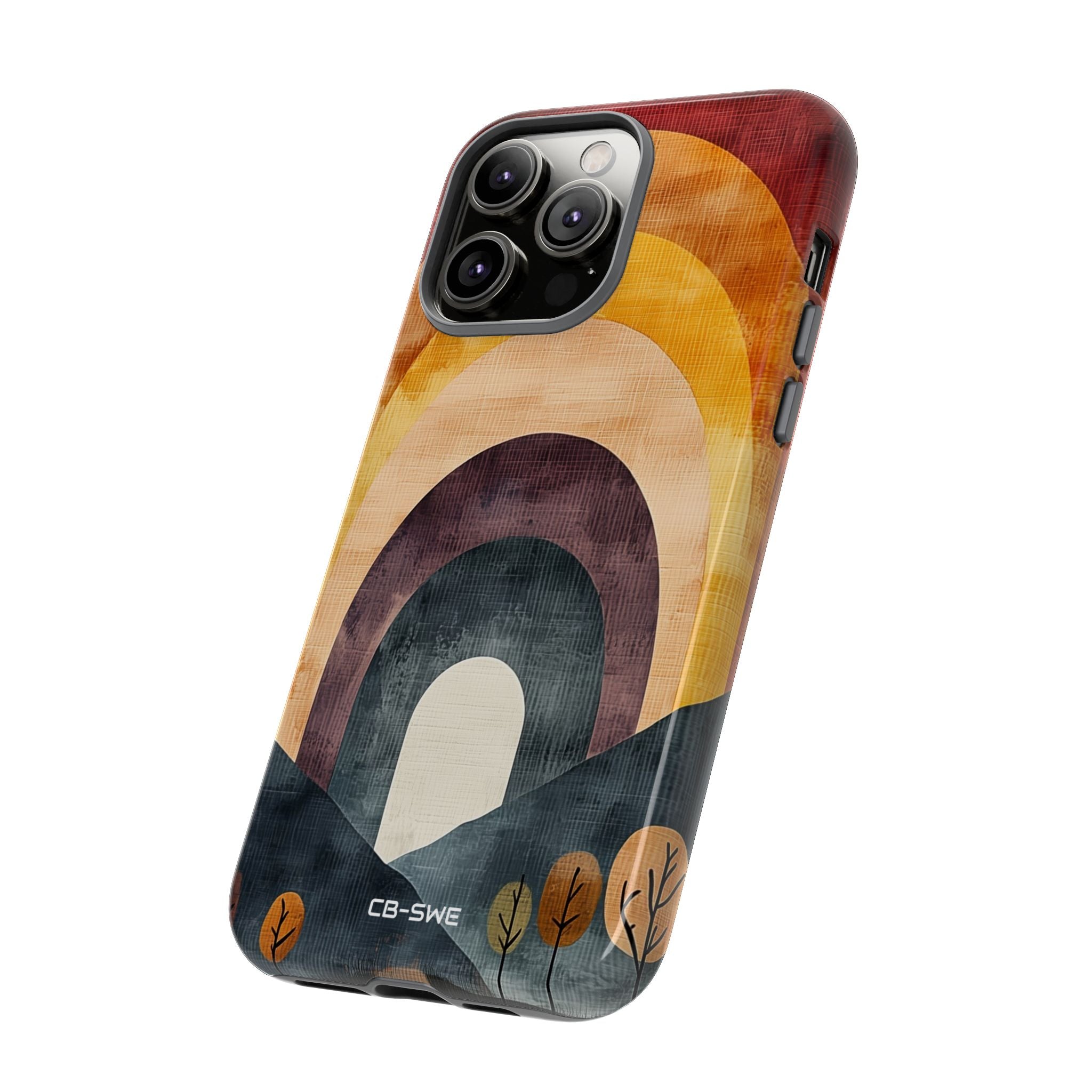 Earthy Arches Embrace - iPhone Case