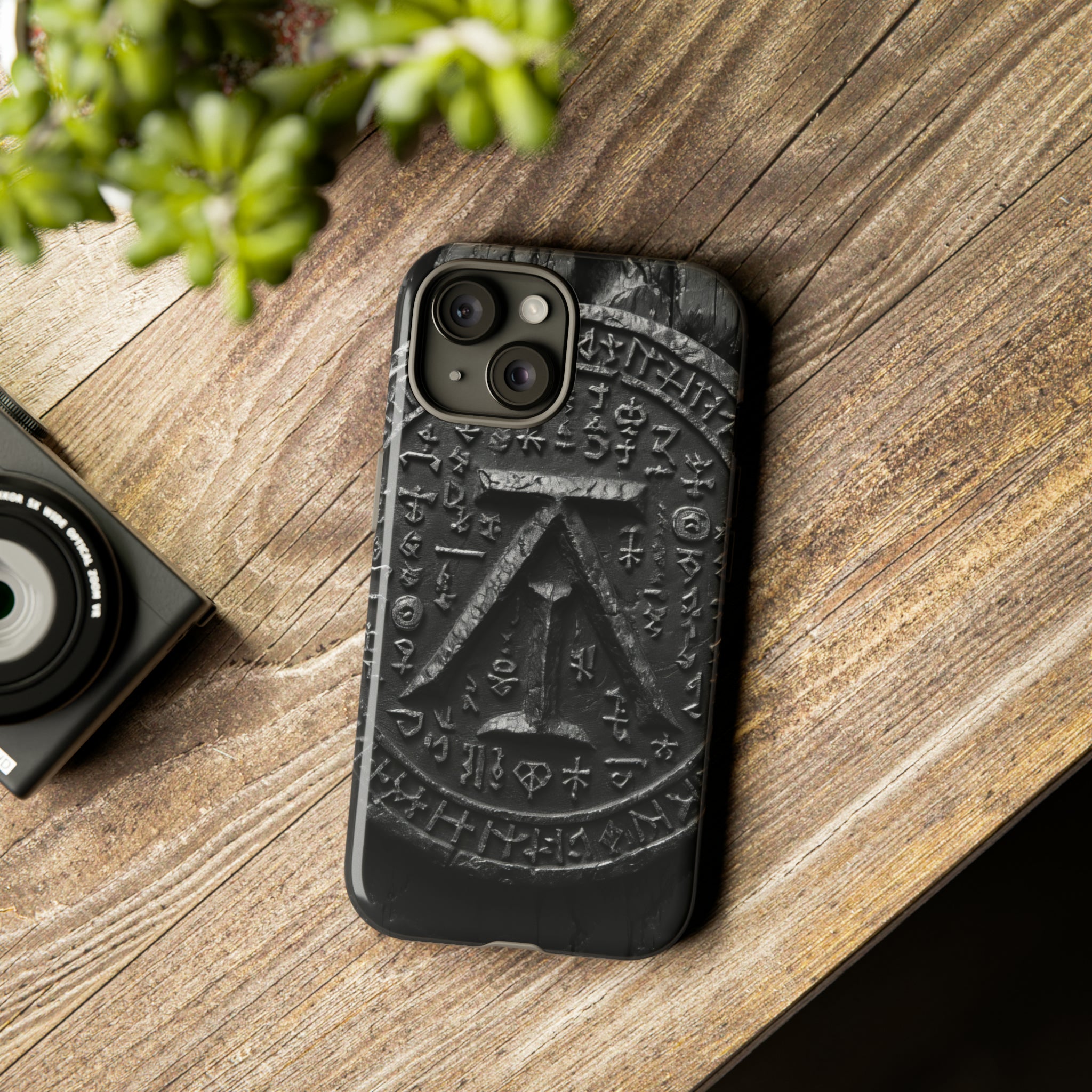 Norse Myth Runes Emblem - Protective Phone Case