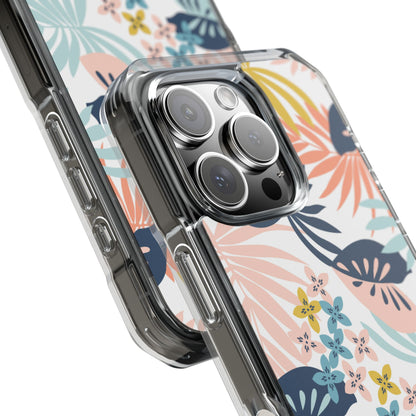 Tropical Foliage Blooms iPhone Case - Impact