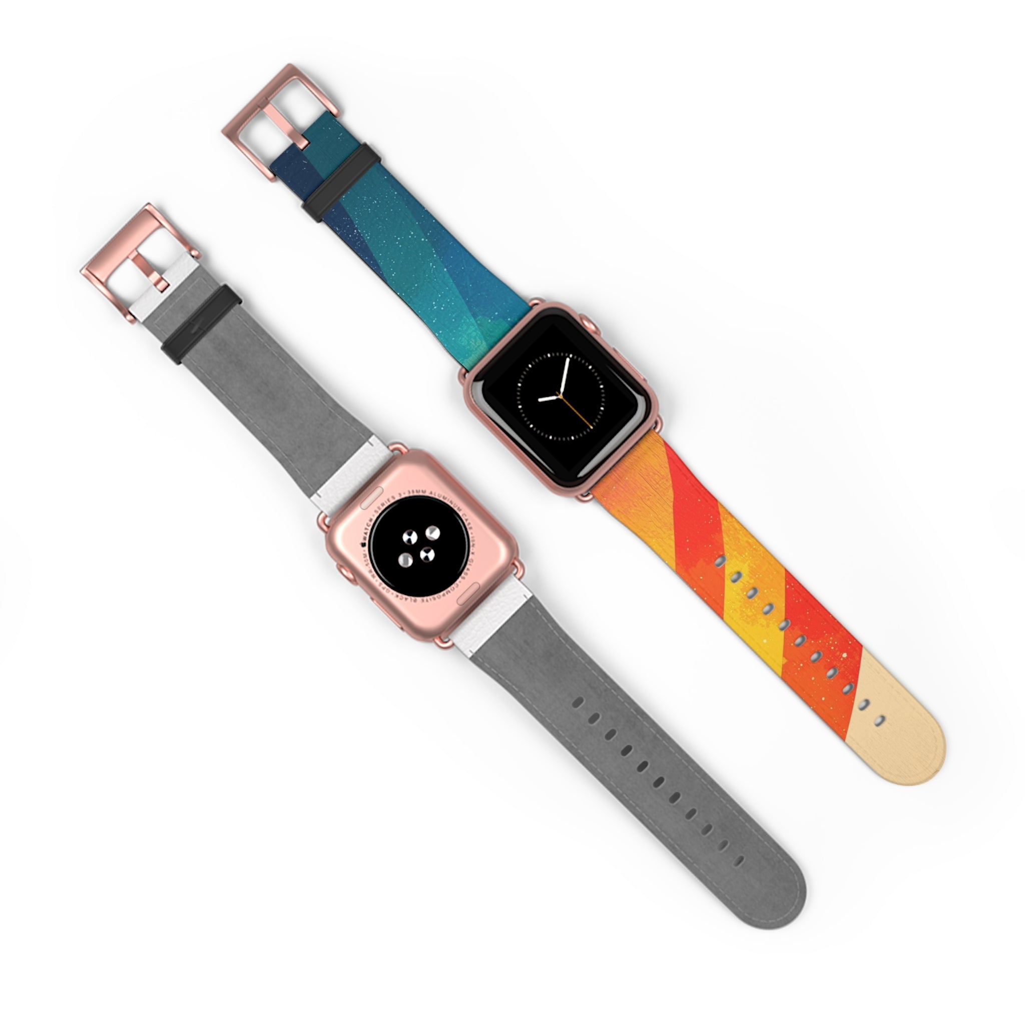 Curved Rainbow Breeze - Watch Band