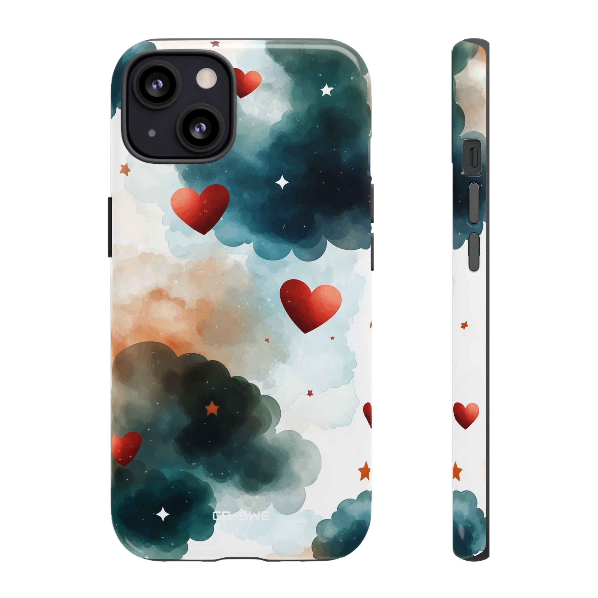 Floating Hearts Dance - iPhone Case