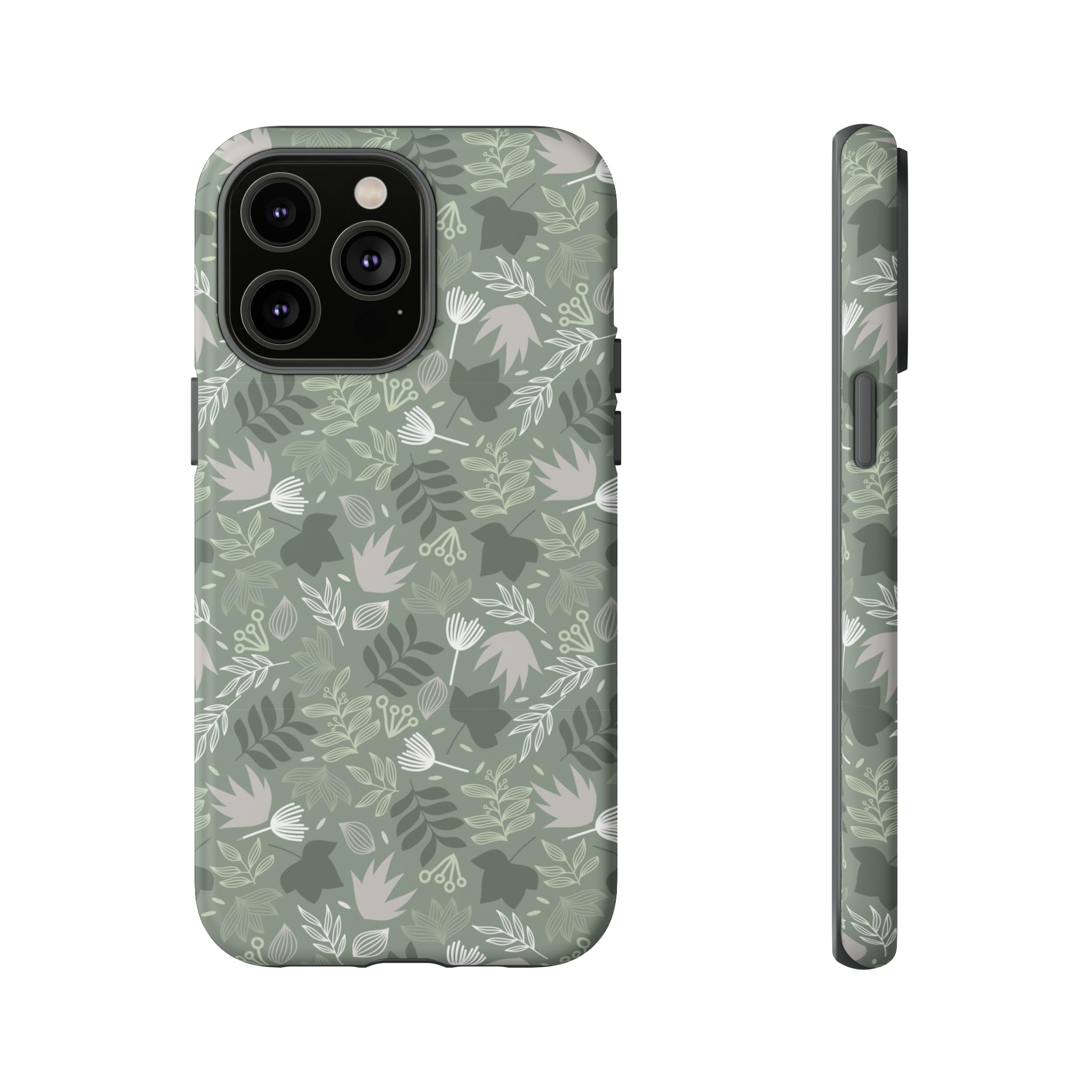 Jungle Green Leaf - Protective Phone Case