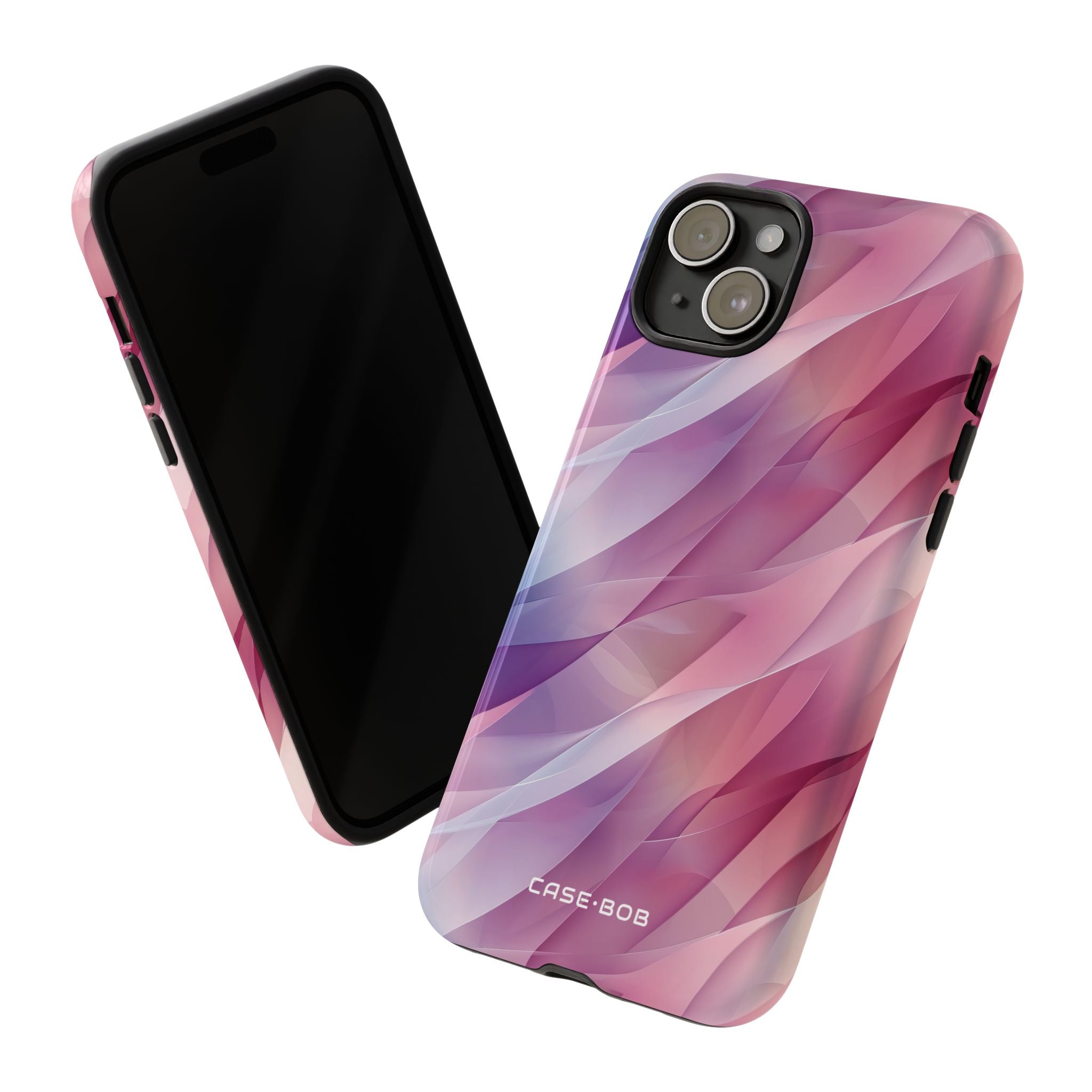 Pink Wave iPhone 15 Plus Case - Tough