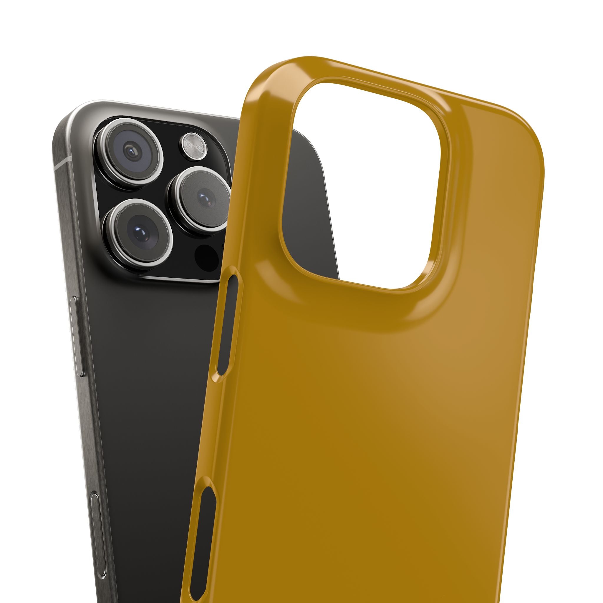 Dark Golden Rod iPhone 16 - Slim Phone Case