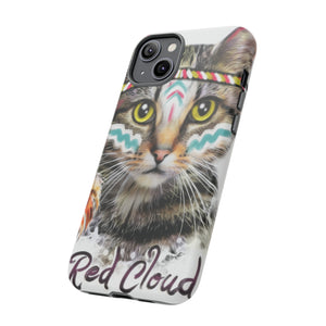 Red Cloud Cat - Protective Phone Case