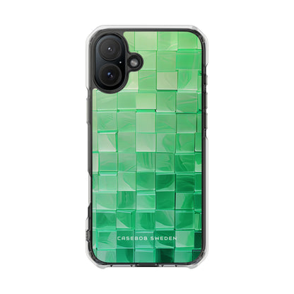 Gradient Verdegrid iPhone 16 - Clear Impact Phone Case