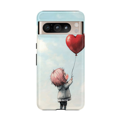 Heart Balloon Glow Google Pixel 8 Pro Case - Tough