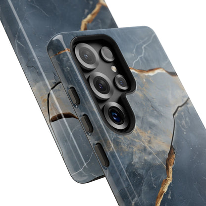Jagged Vein Navy Samsung S25 Ultra Case - Tough