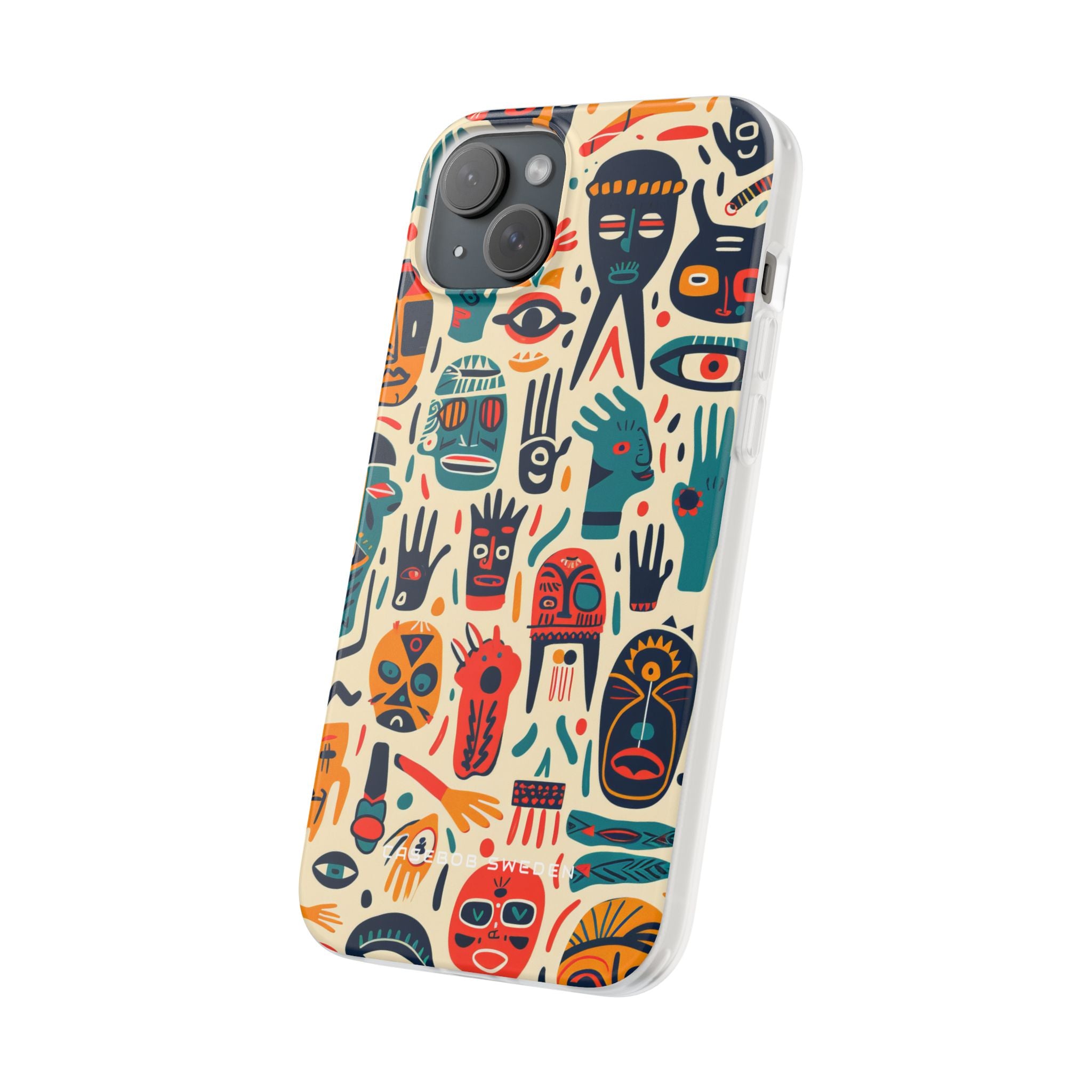 Gradient Tribalscape Vibrance iPhone 15 - Flexi Phone Case