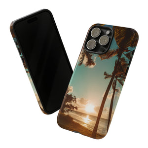 Sundown Palmtrees - Protective Phone Case