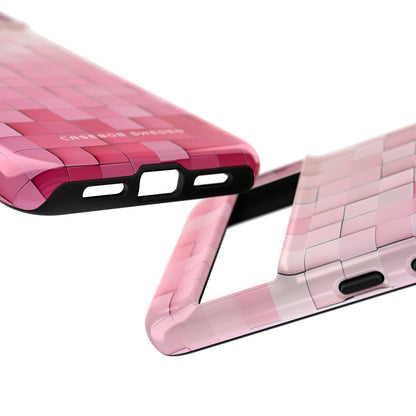 Gradient Pink Mosaic Google Pixel 8 - Tough Phone Case