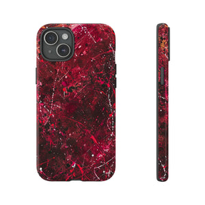 Crimson Splatter Dynamic - Protective Phone Case