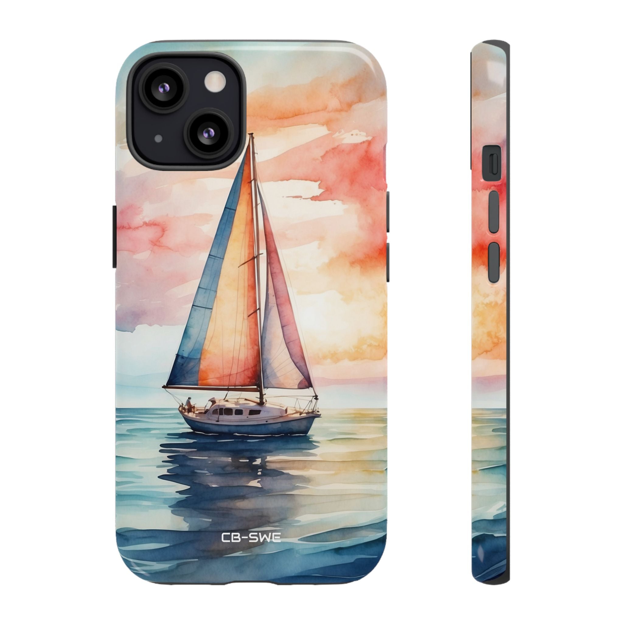 Sailboat Glides Calm - iPhone Case