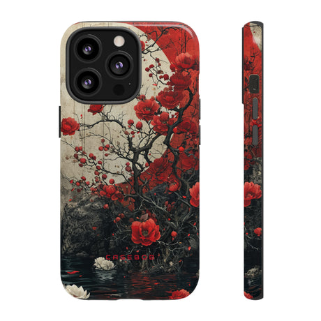 Moonlit Rose Peace - Protective Phone Case