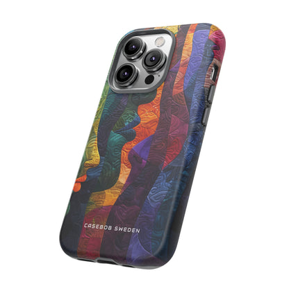 Harmonized Faces and Nature Fusion iPhone 14 - Tough Phone Case