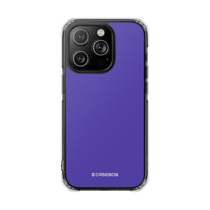 Plump Purple | Handyhülle für iPhone (Clear Impact Case – magnetisch) 