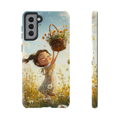 Joyful Girl Leaps - Samsung Case