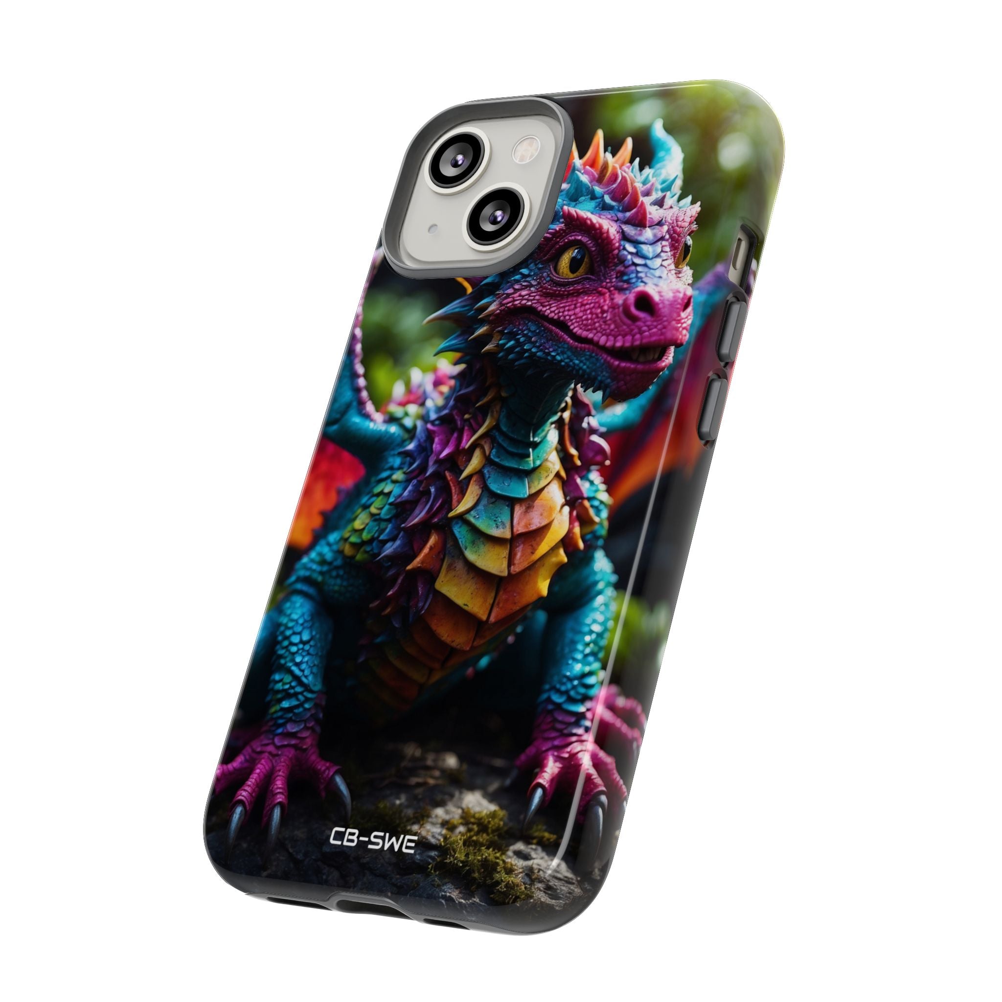 Friendly Dragon Smiles - iPhone Case