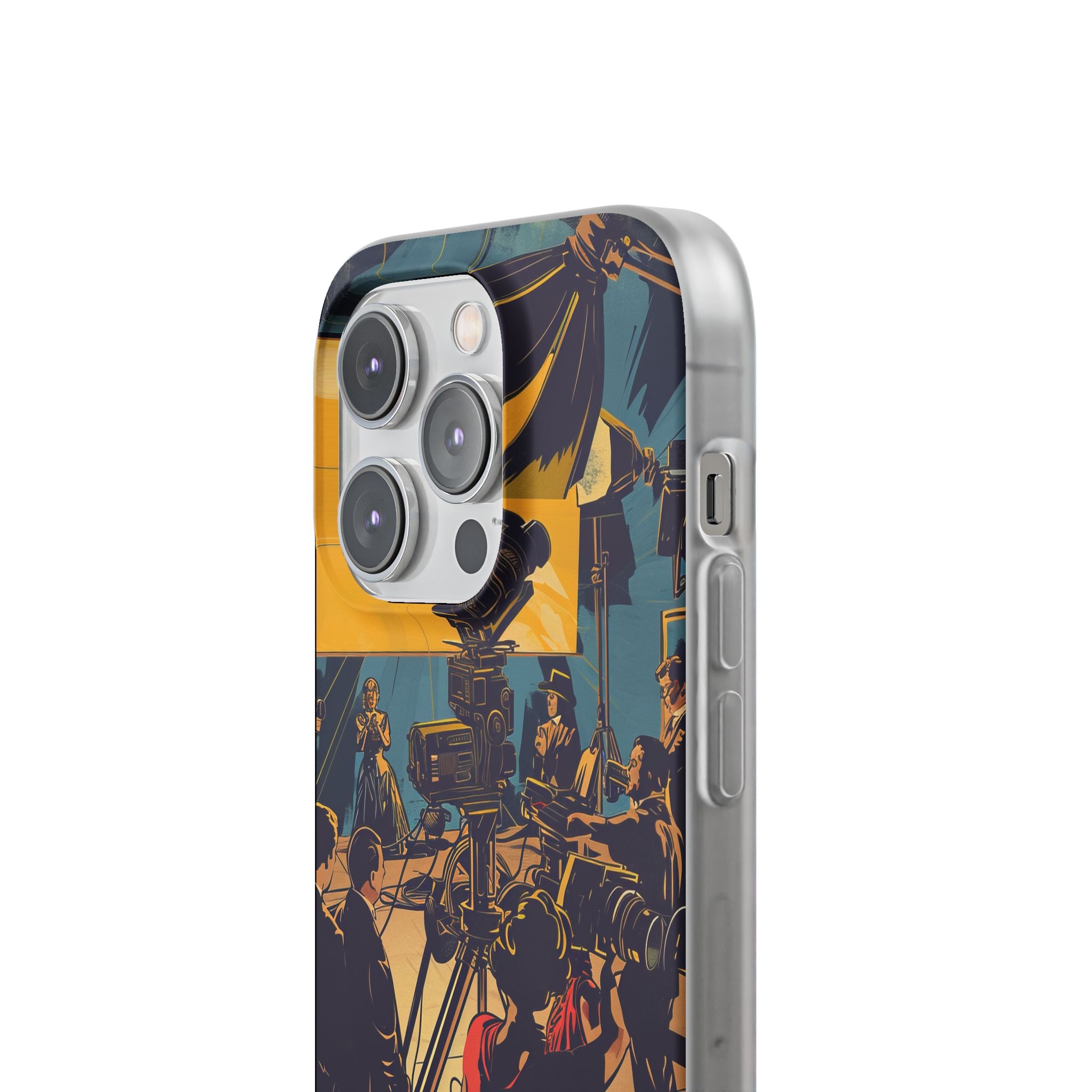 Golden Era Cinematic Spotlight iPhone 14 - Flexi Phone Case