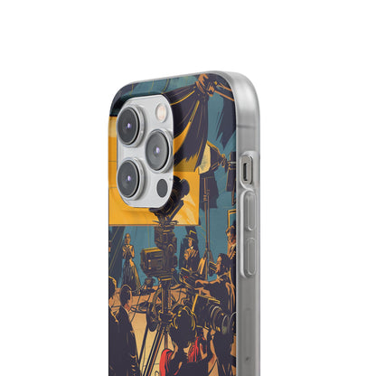 Golden Era Cinematic Spotlight iPhone 14 - Flexi Phone Case