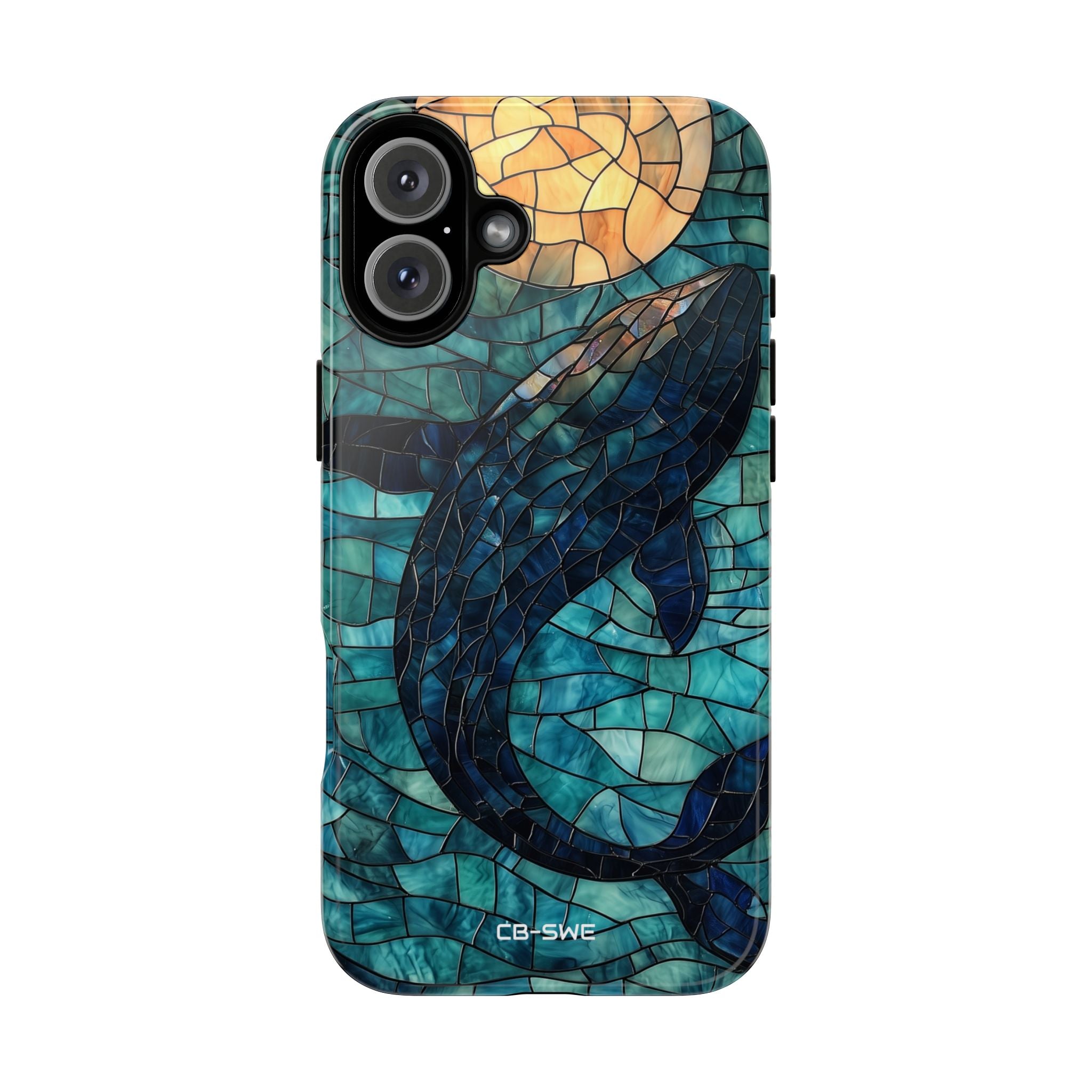Whale Dives Upward - iPhone Case