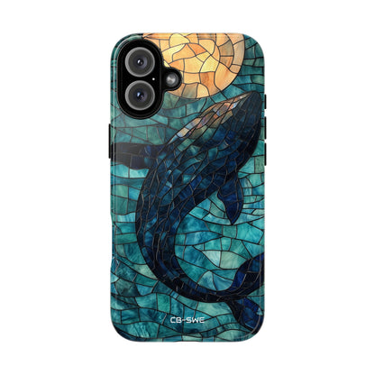 Whale Dives Upward - iPhone Case