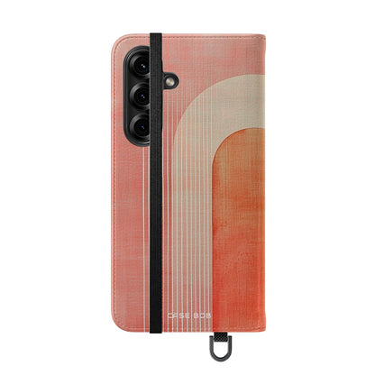 Crimson Archways - Samsung S25 Case - Wallet