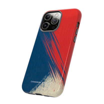 Vintage Brushstroke Harmony iPhone 14 - Tough Phone Case