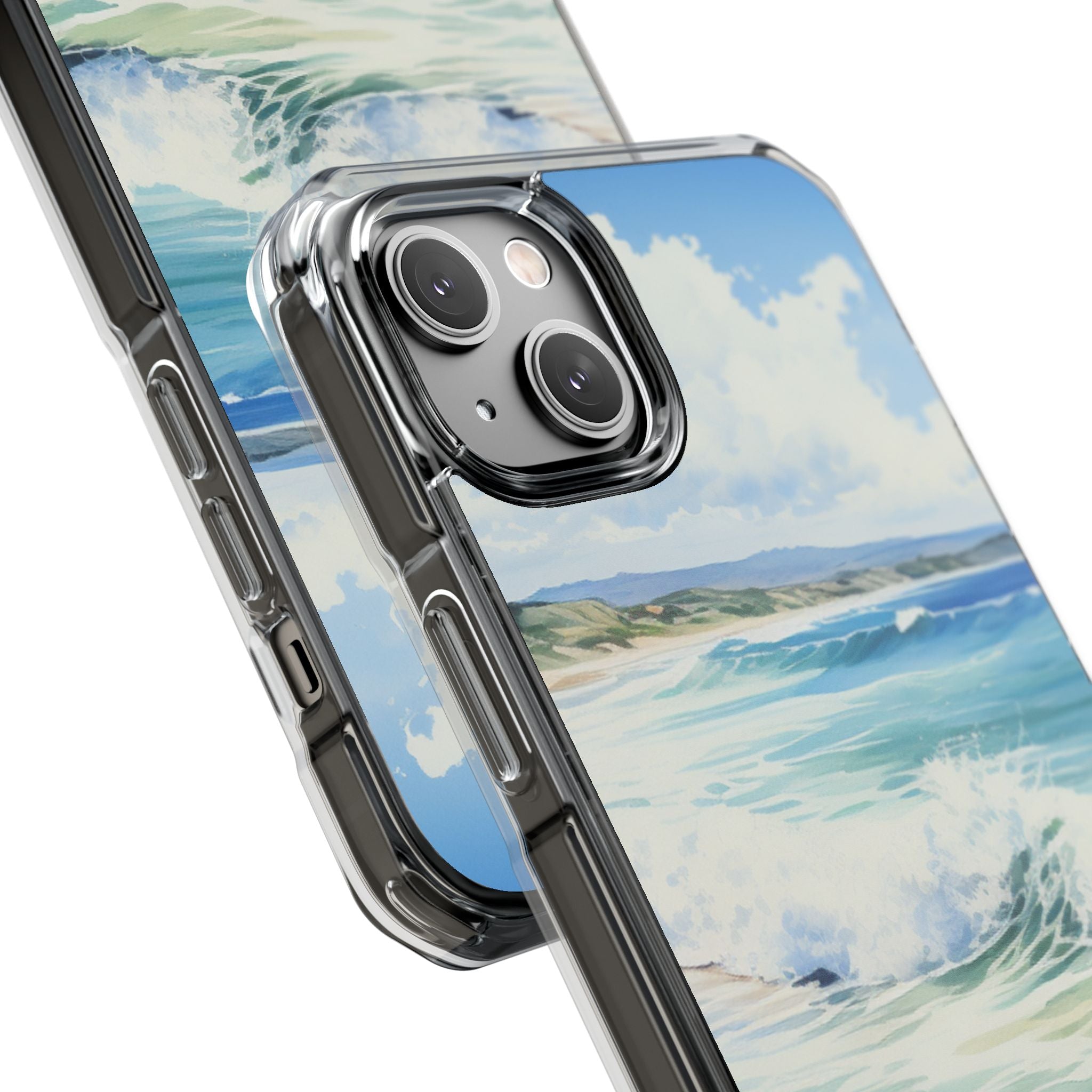 Foamy Wave Breeze iPhone 14 Plus Case - Impact