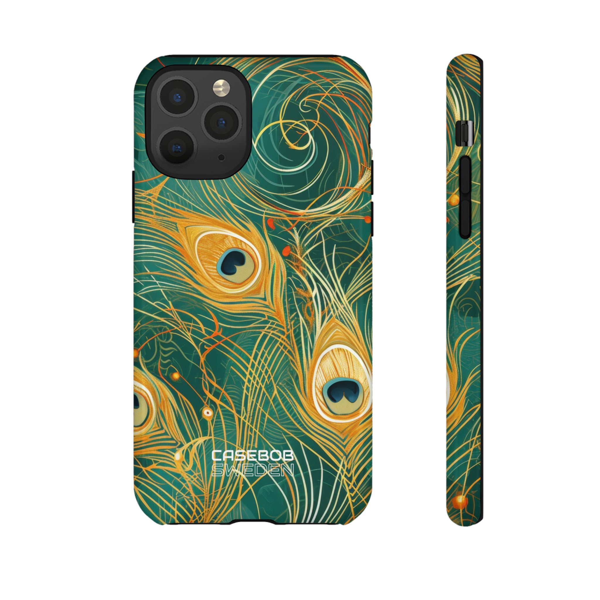 Vibrant Peacock Whirl iPhone 11 - Tough