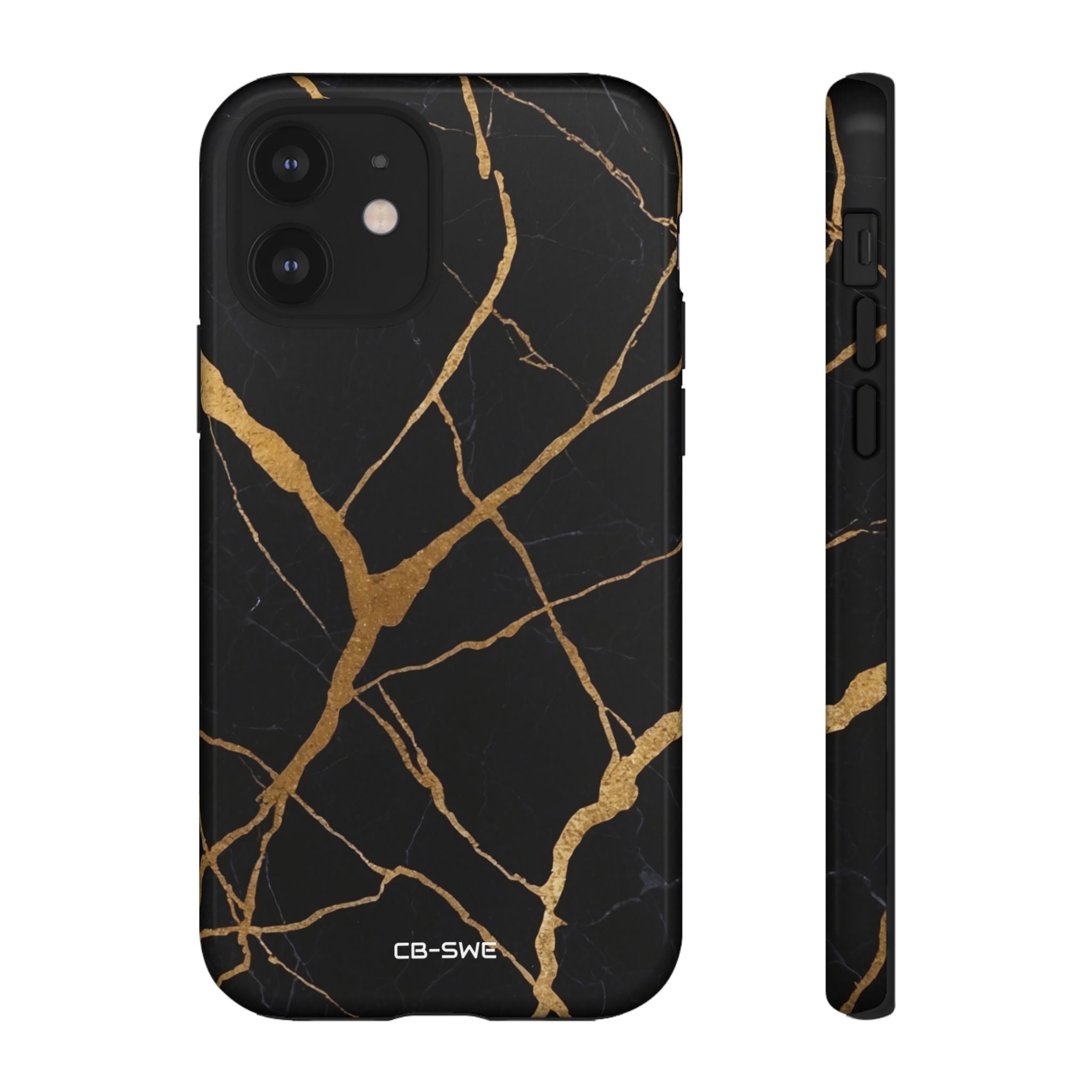 Golden Veins Twist - iPhone Case