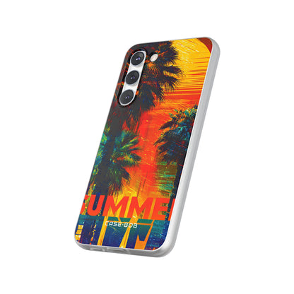 Tropical Sunburst Samsung S23 Plus Case - Soft