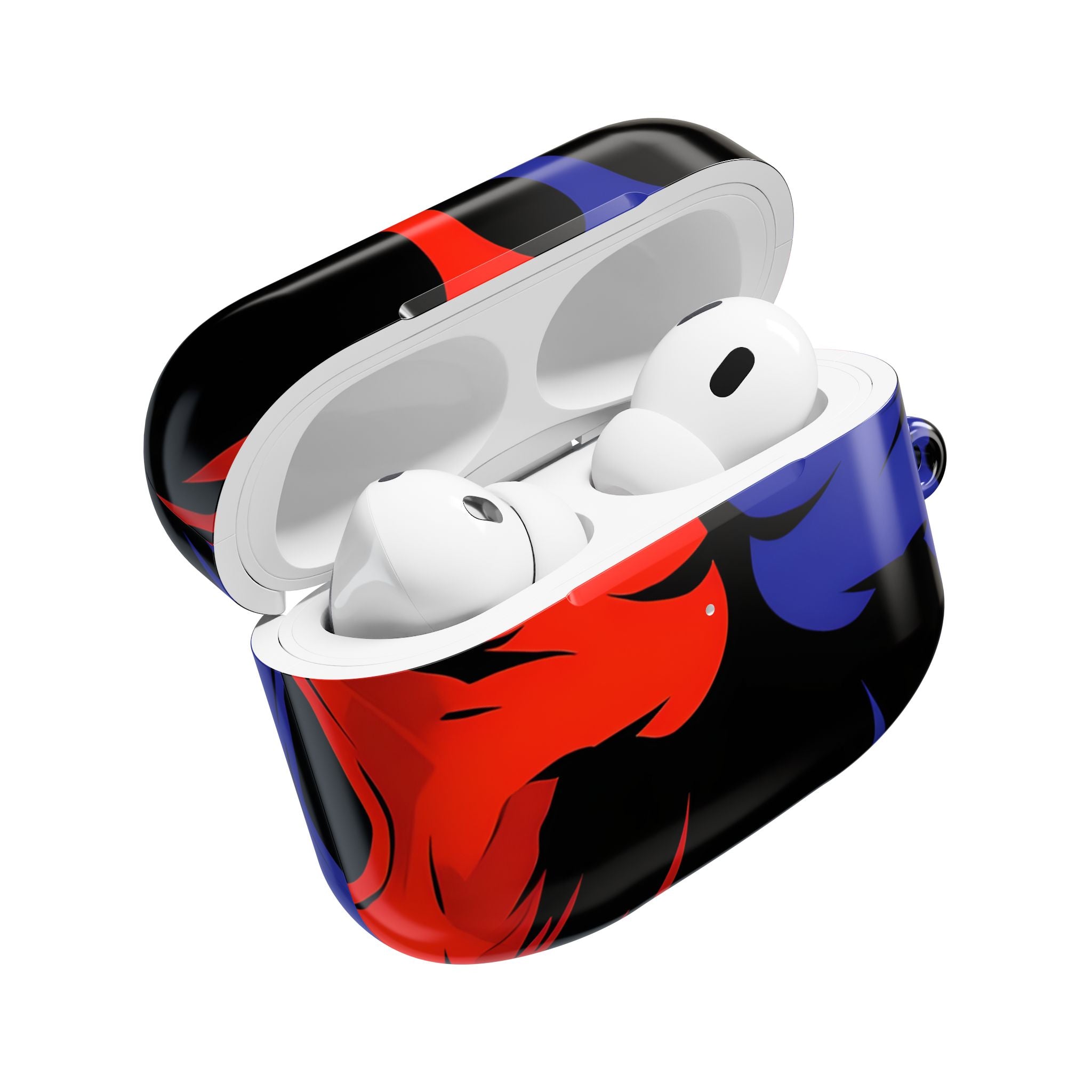 Dual Skulls RedBlue - AirPods Case