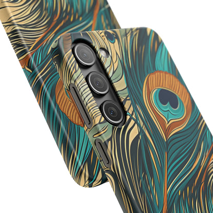 Art Nouveau Peacock Elegance Samsung S23 - Slim Phone Case