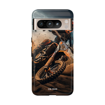 Rider Amidst Desert Fury - Google Pixel Case