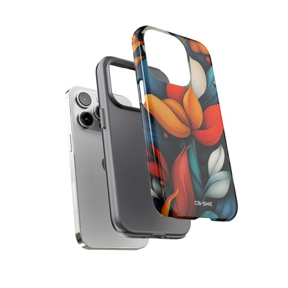 Vibrant Floral Harmony - iPhone Case