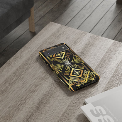 Golden Geometric Opulence Google Pixel 6 - Tough Phone Case