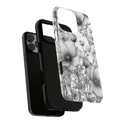 Grayscale Botanical Elegance - for iPhone 16