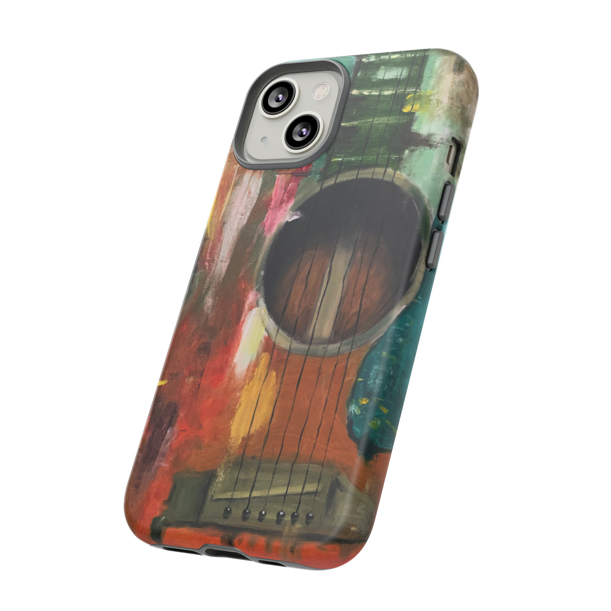 Oil painting - Guitar - Protective Phone Case