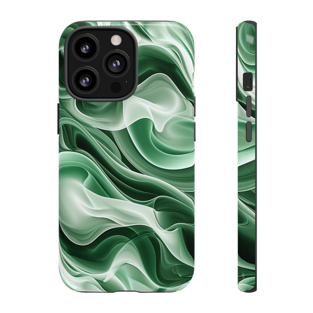 Verdant Wave Elegance - Schutzhülle fürs Telefon