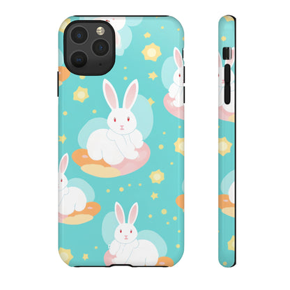 Bunnies Float Dreamily - iPhone Case