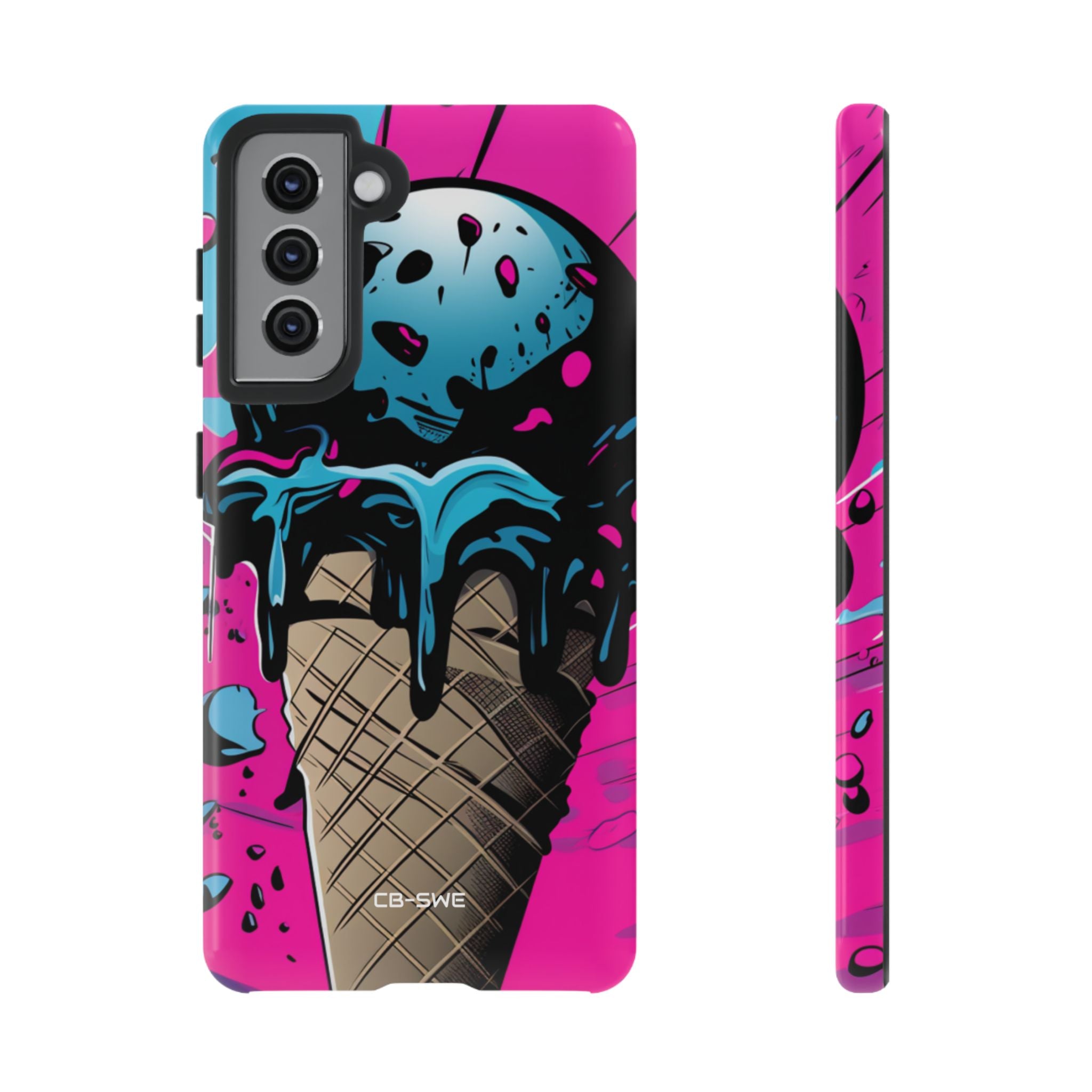Vibrant Ice Cream Splash - Samsung Case