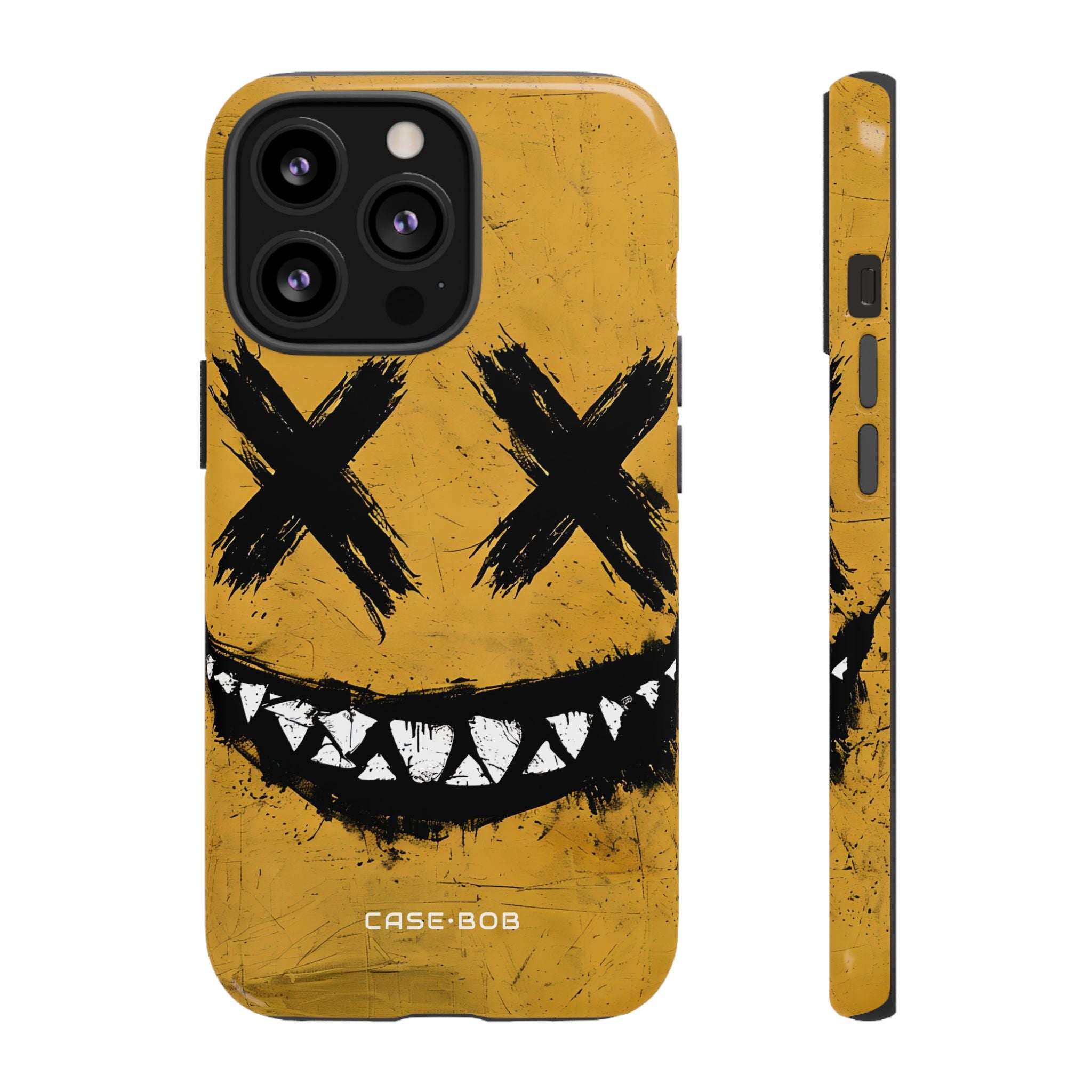 Jagged Smile Yellow iPhone 13 Pro Case - Tough