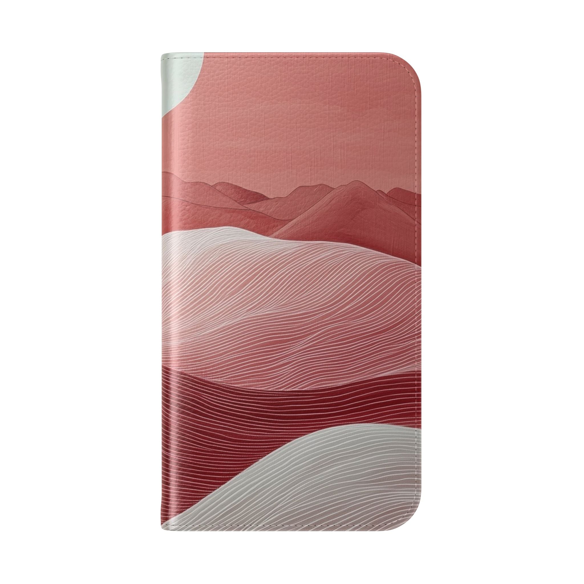 White Orb Dunes - iPhone 16 Pro Case - Wallet